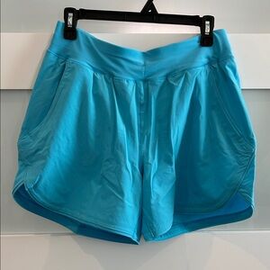 Lands' End Women's Vibrant Turquoise Blue Swim Shorts
